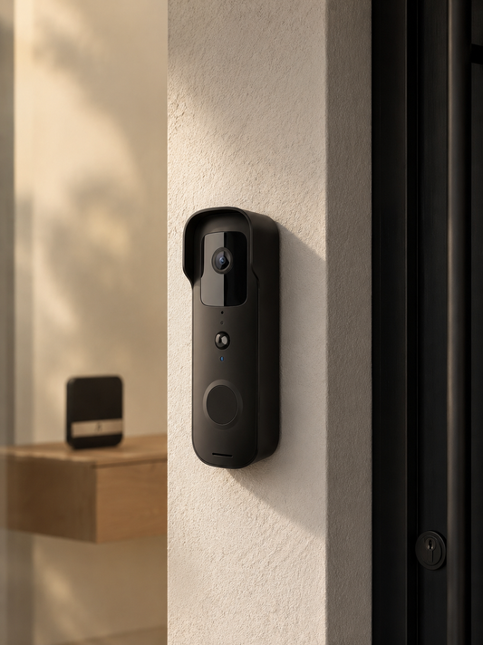 Timbre Inteligente WiFi con Cámara 1080p + Receptor Inalámbrico | Tuya