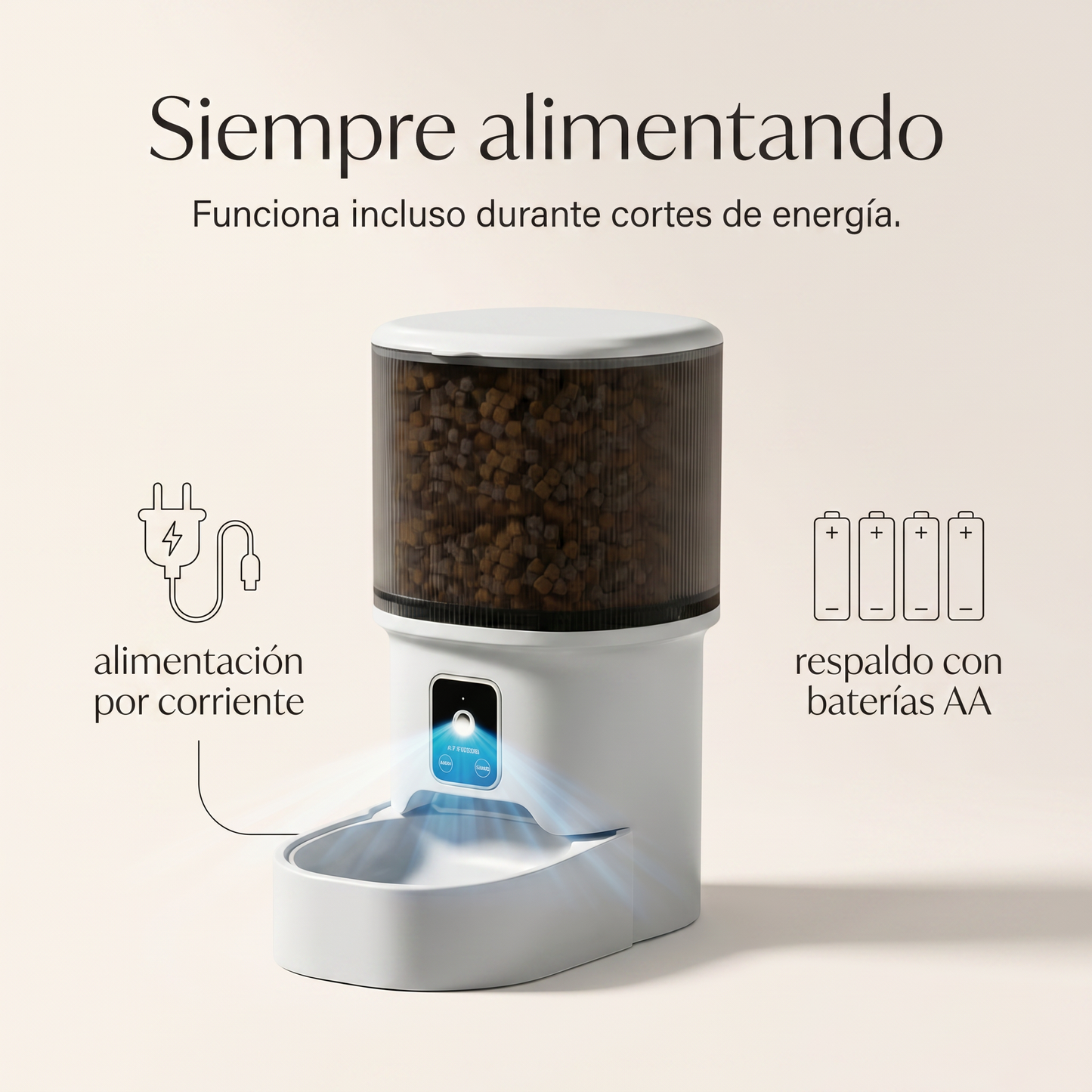 Comedero Automático Inteligente para Gatos y Perros – Cámara WiFi 4L