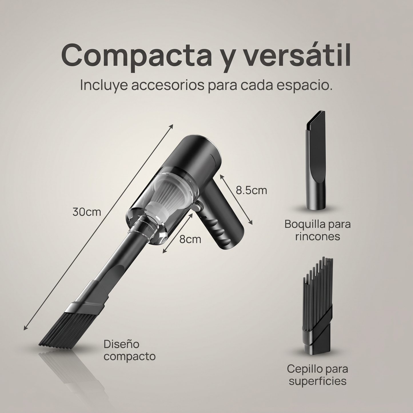 Mini Aspiradora Sin Cable