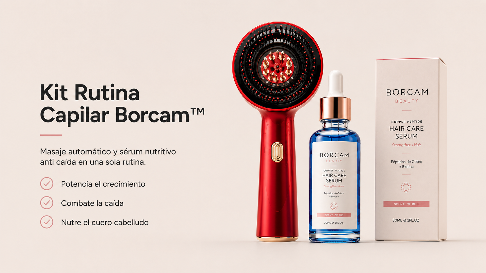 Kit Rutina Capilar Borcam™ - Nutrición & Anti Caída