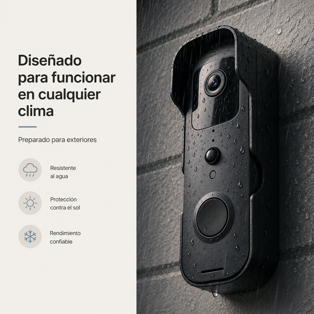 Smart WiFi Doorbell with 1080p Camera + Wireless Receiver | Tuya