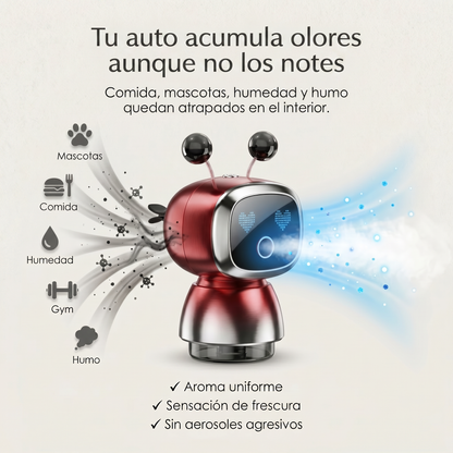 Aromatizador Inteligente Recargable para Auto