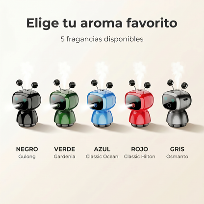 Aromatizador Inteligente Recargable para Auto